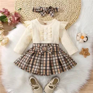 Ruffle & Bow Girls Outfit