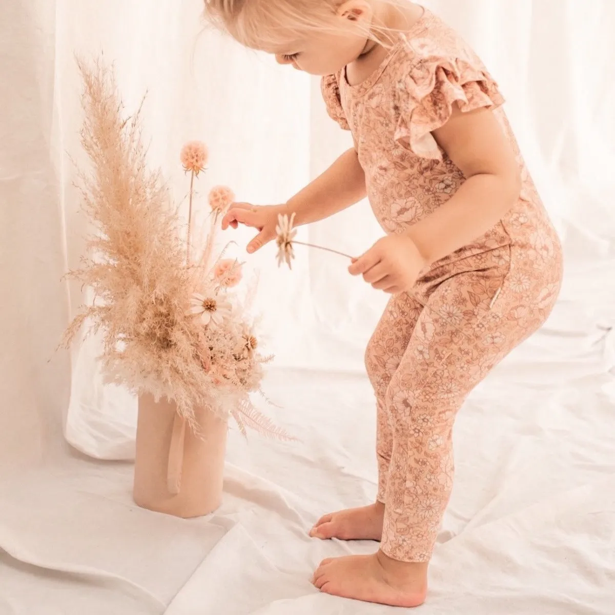 Ruffle Romper - Fleur Floral