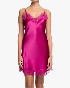 Sainted Sisters - Scarlet Silk Chemise - Magenta