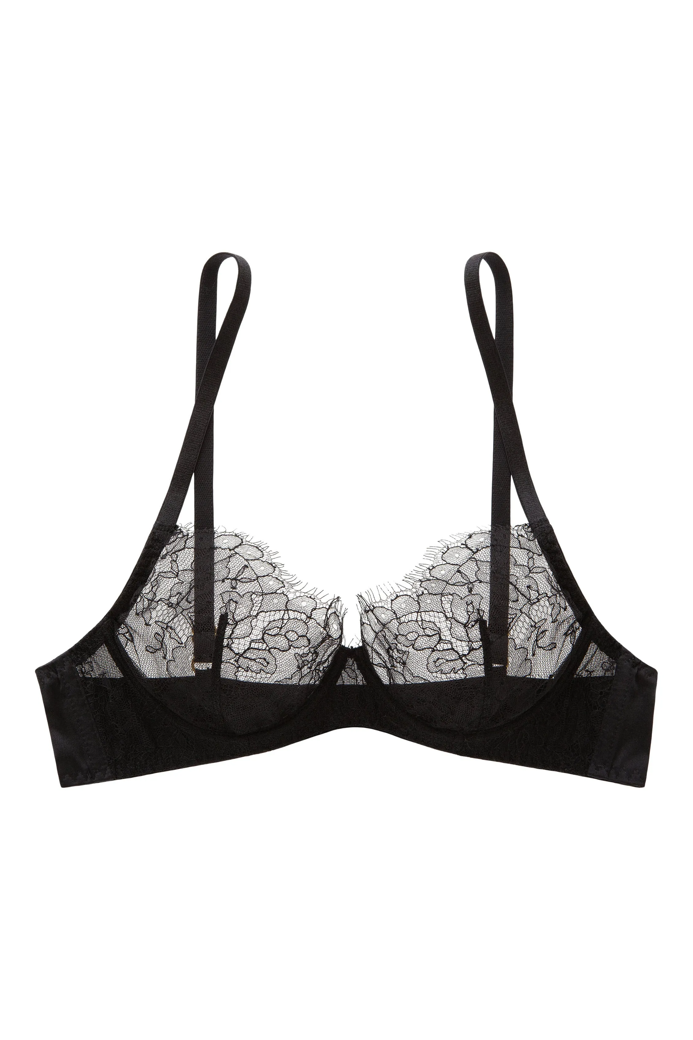 Sandra silk satin and French Chantilly lace bra 2001-4