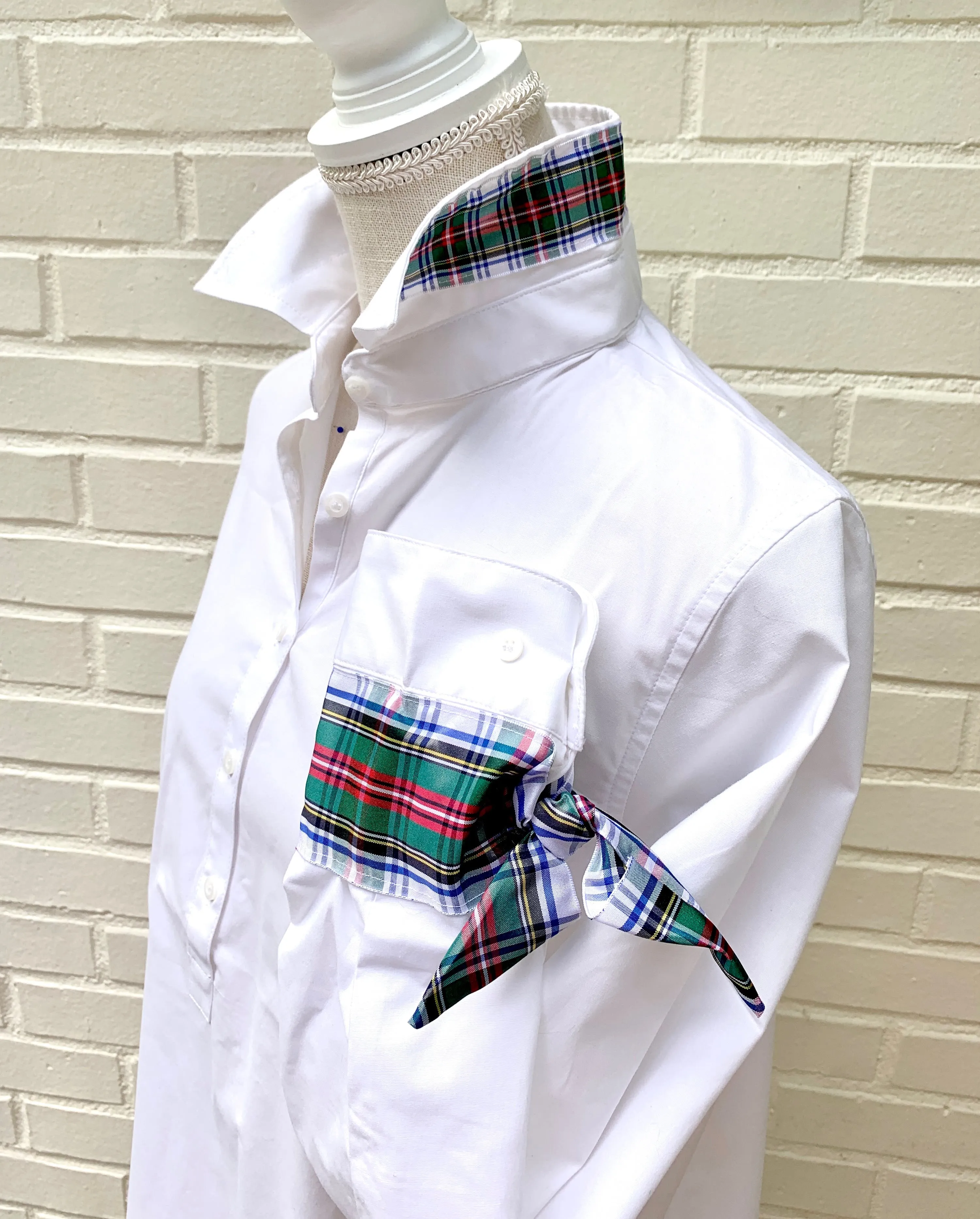 Sandy Popover Holiday Ribbon Tie Tunic (TP15)