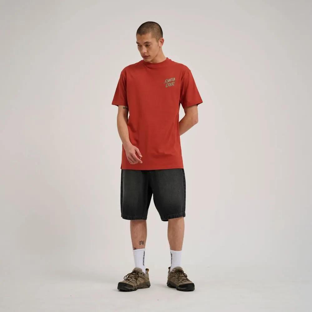 Santa Cruz T-Shirt Screaming Grizzly T-Shirt - Dark Rust