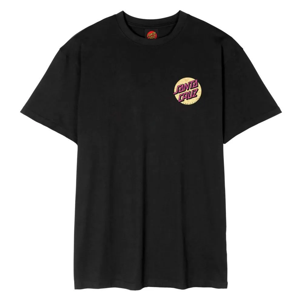 Santa Cruz T-Shirt Wagon Dot Chest T-Shirt - Black