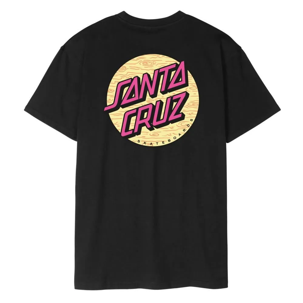 Santa Cruz T-Shirt Wagon Dot Chest T-Shirt - Black