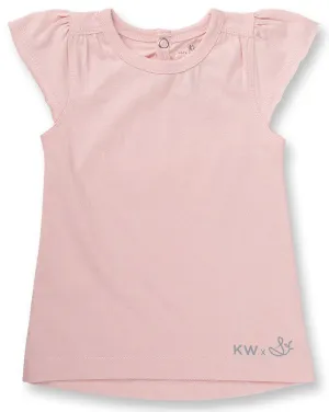Sapling Child Blushing Rose Flutter Sleeve Tee