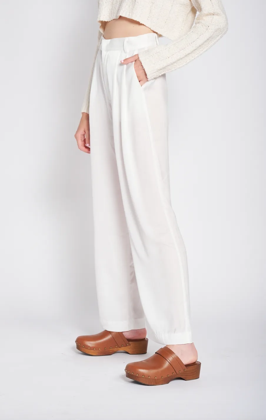 Satin Wide Leg Pant
