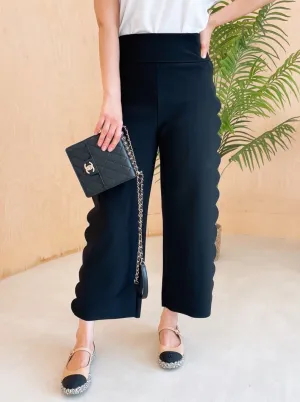 SCALLOP CRAZY SPAN PANTS