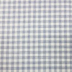 School Checks Fabric Blue