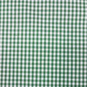 School Checks Fabric Green