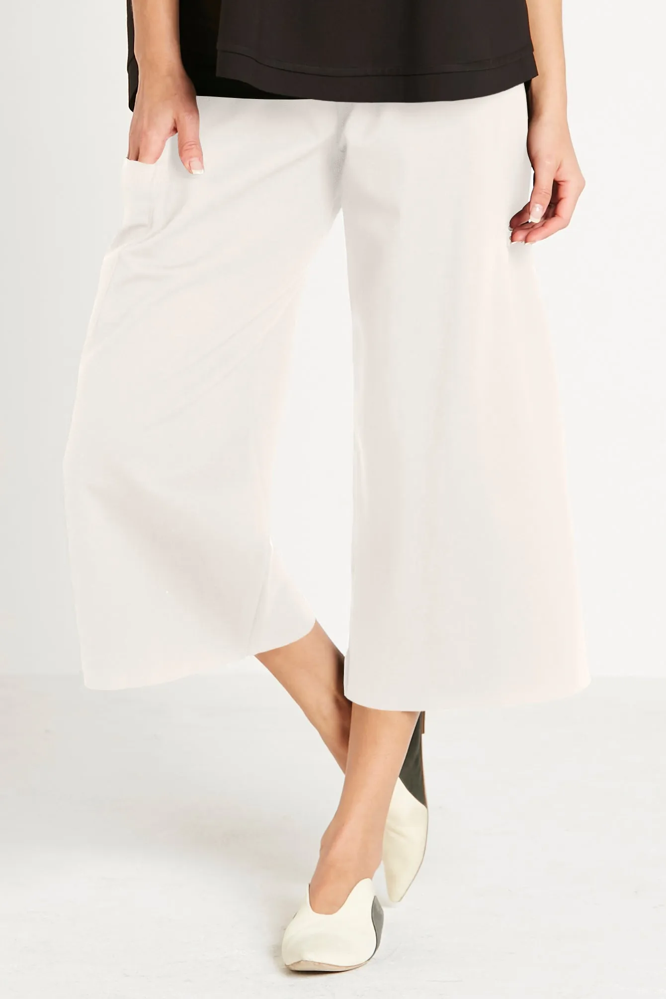 Scuba Crop Gaucho Pants