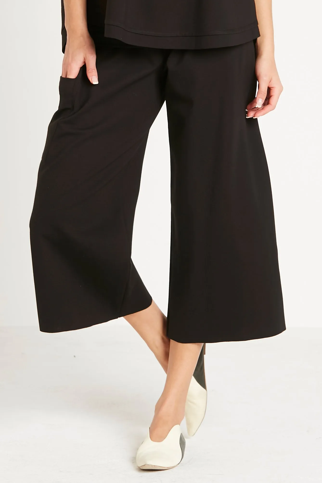 Scuba Crop Gaucho Pants