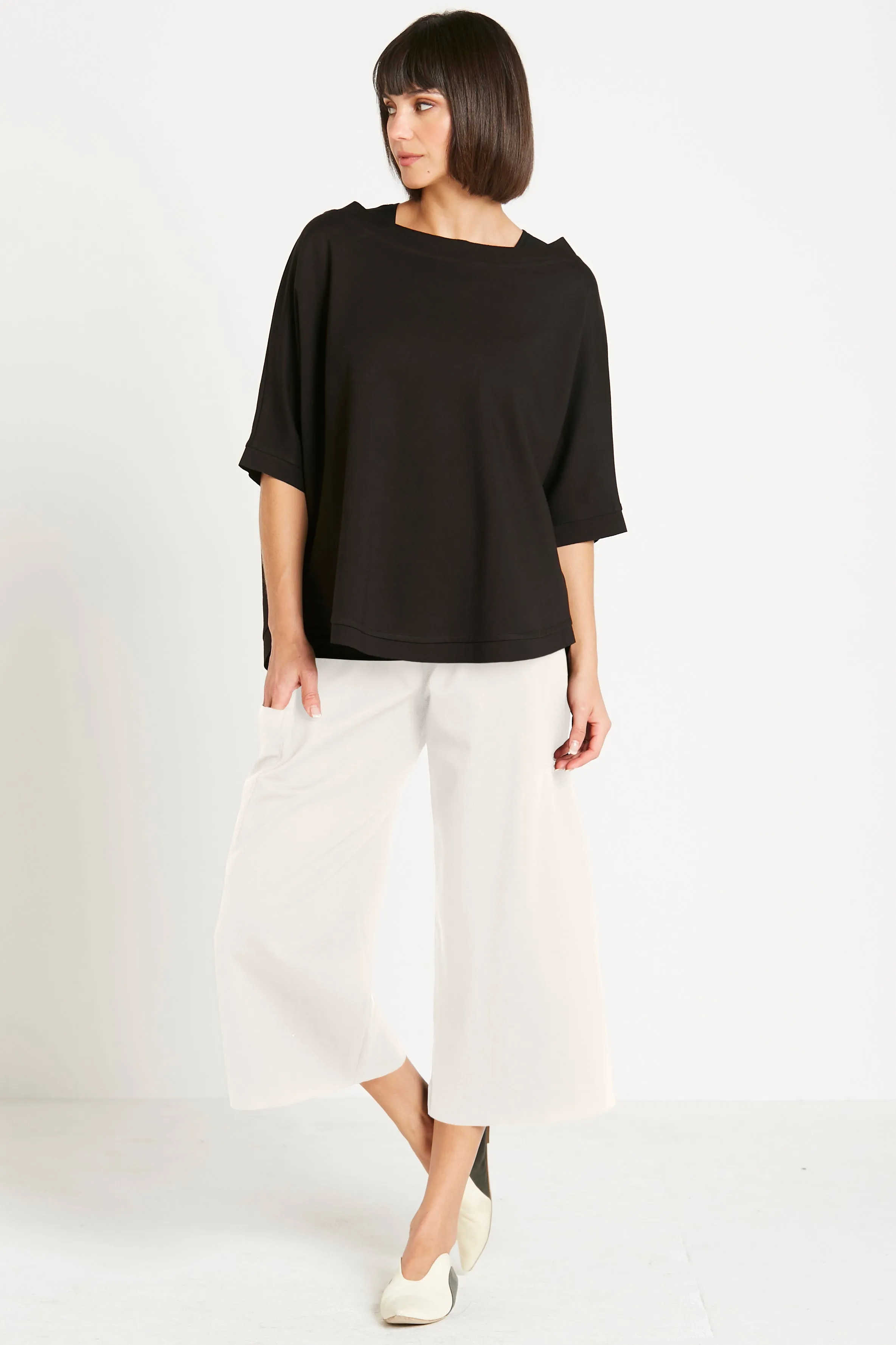Scuba Crop Gaucho Pants
