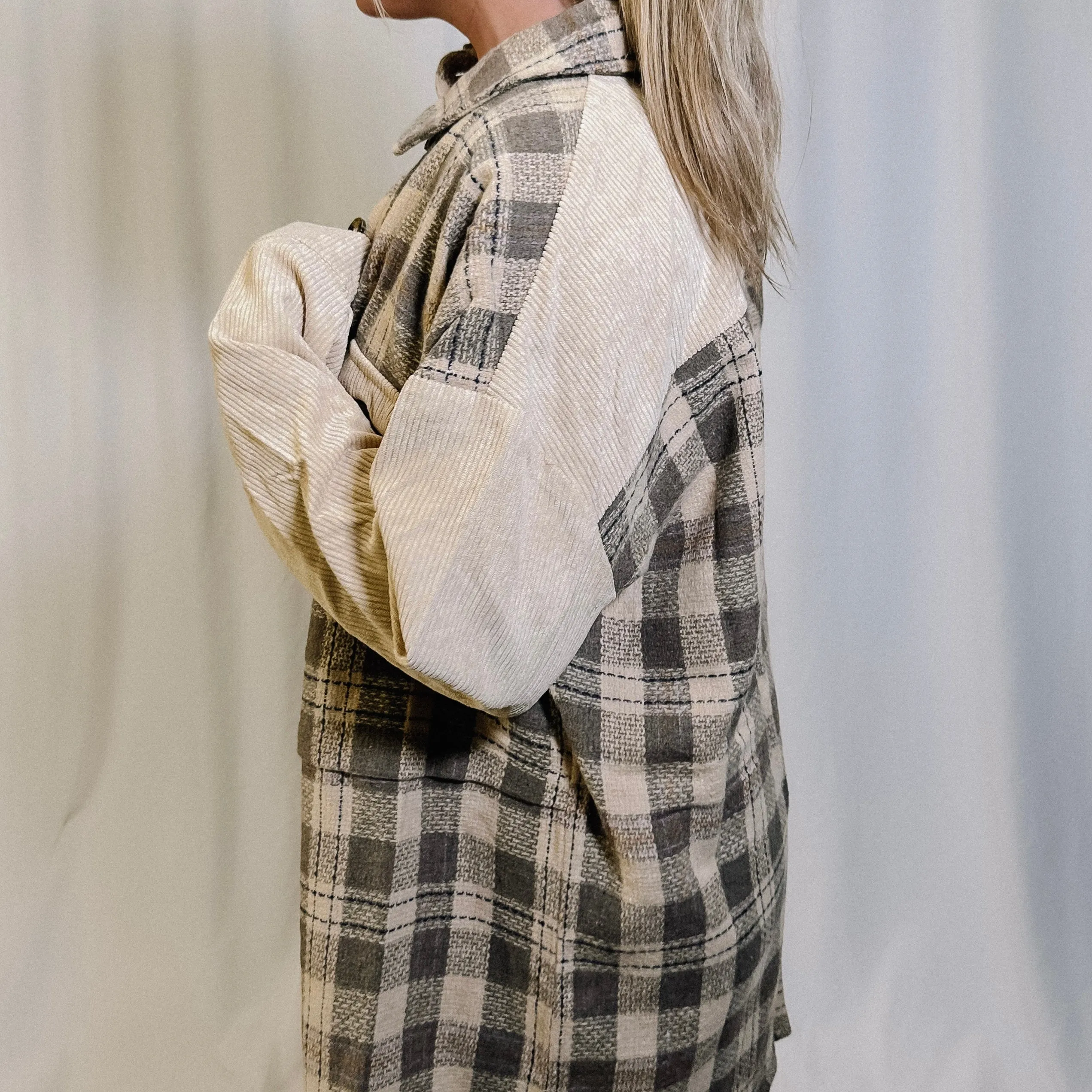 See A Pattern Plaid Shacket