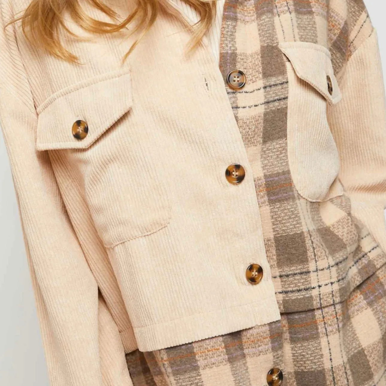 See A Pattern Plaid Shacket