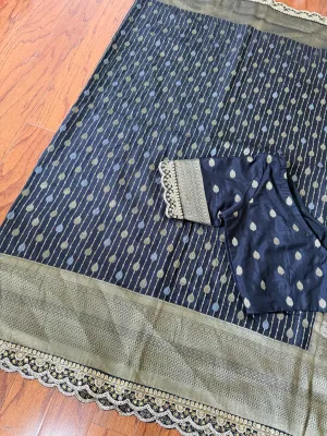 Semi Banaras silk Saree