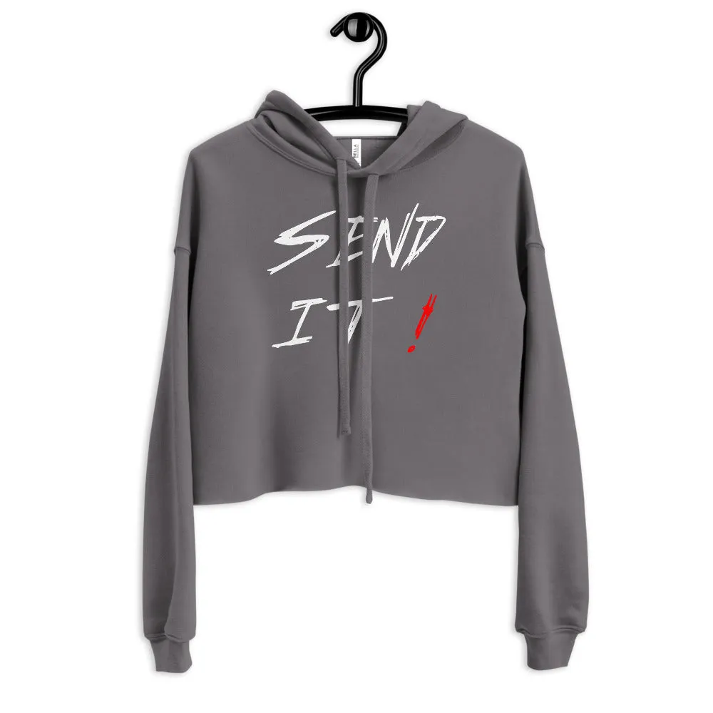Send It [Scribble Crop Hoodie]