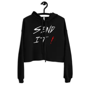 Send It [Scribble Crop Hoodie]