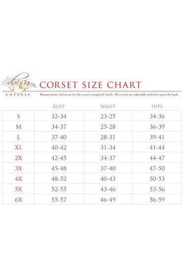 Sexy Three Piece Midnight Witch Corset Costume