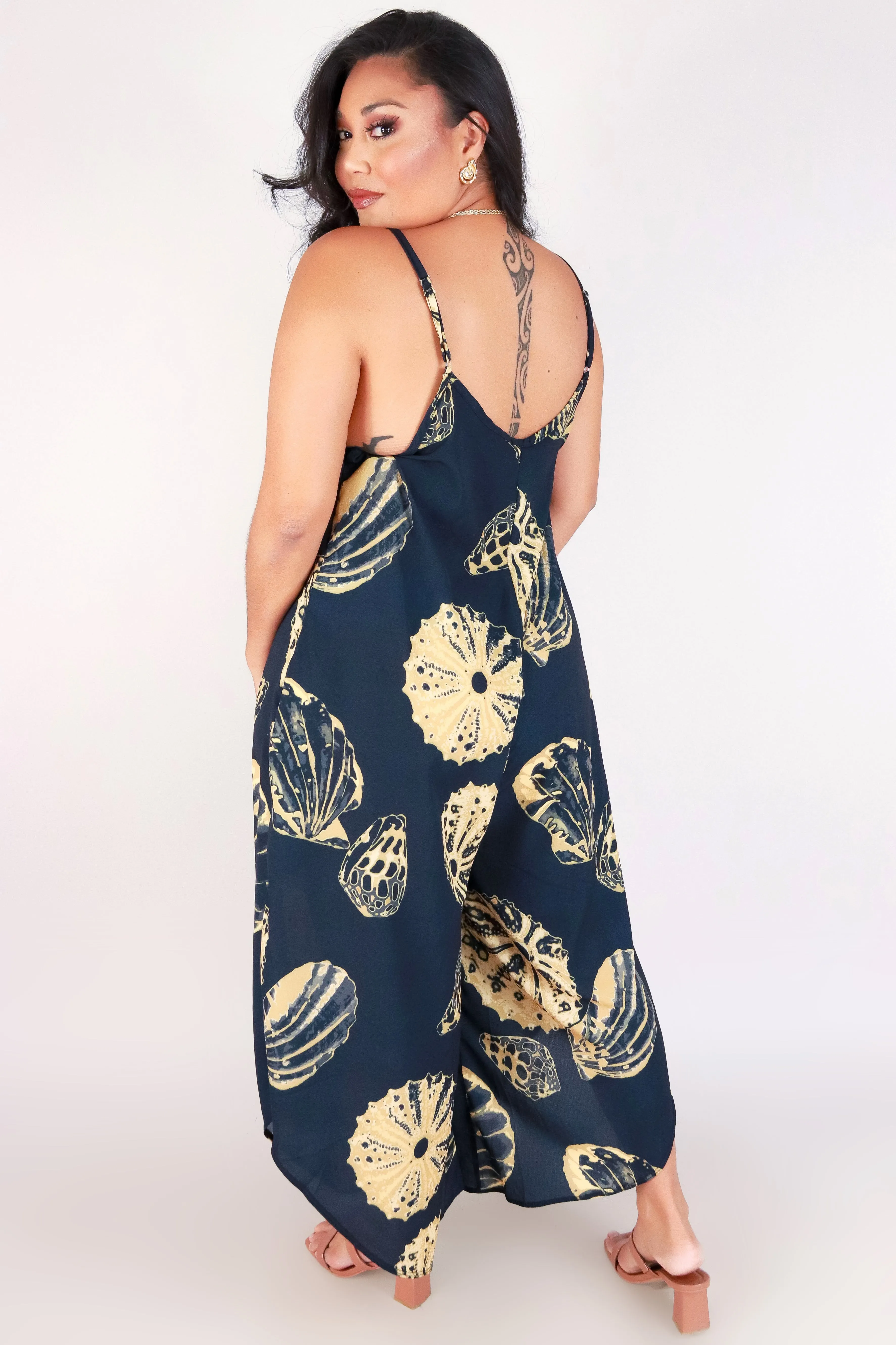 SHELL NO WAIST JUMPSUIT