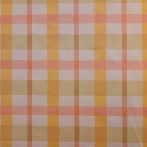 Shirting Orange Yellow Plaid