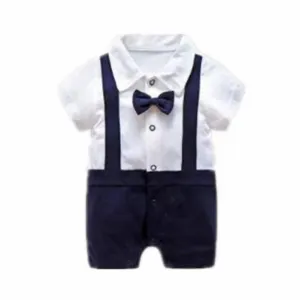 Short Sleeve Baby Romper Set