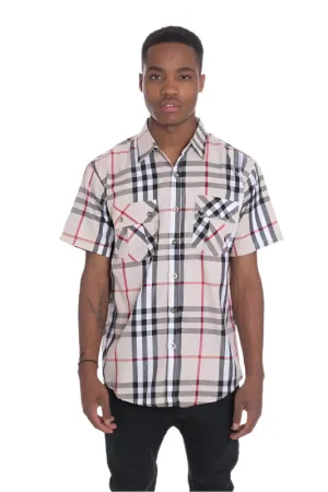 Short Sleeve Checker Shirts for Men