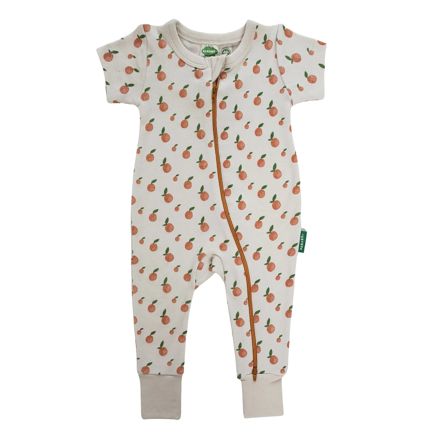 Short Sleeve Romper Citrus - 0-3 M