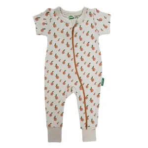 Short Sleeve Romper Citrus - 0-3 M