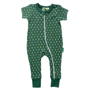 Short Sleeve Romper Trees - 12-18 M