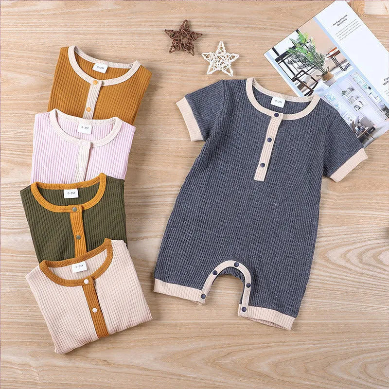 Short Sleeve Summer Romper