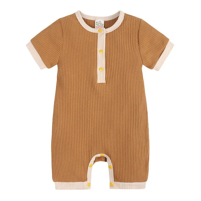 Short Sleeve Summer Romper