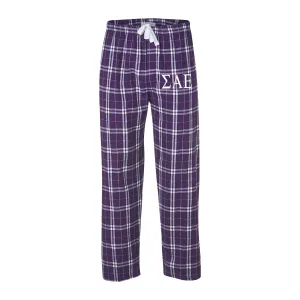 Sigma Alpha Epsilon Flannel Pants