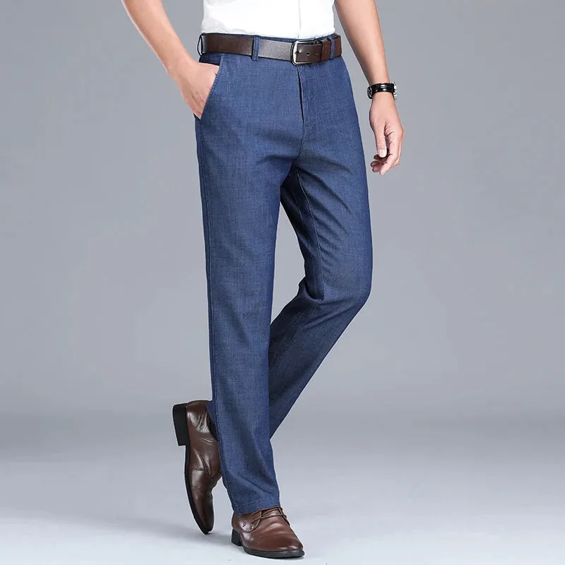 SilkEase Frühling Sommer Lyocell Eis Seidenjeans