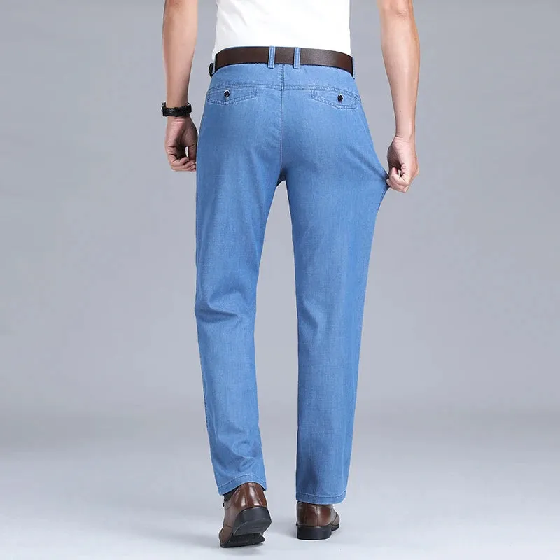 SilkEase Frühling Sommer Lyocell Eis Seidenjeans