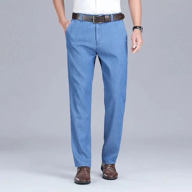 SilkEase Frühling Sommer Lyocell Eis Seidenjeans