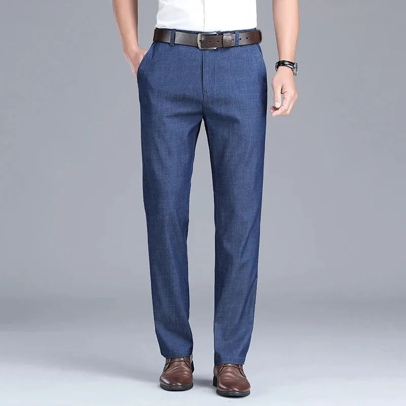 SilkEase Frühling Sommer Lyocell Eis Seidenjeans