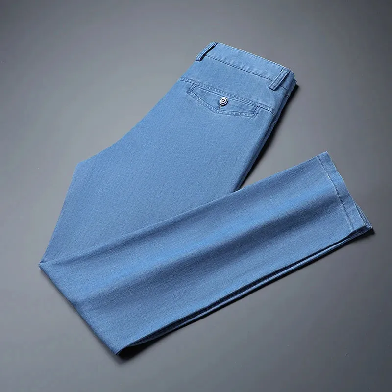 SilkEase Frühling Sommer Lyocell Eis Seidenjeans