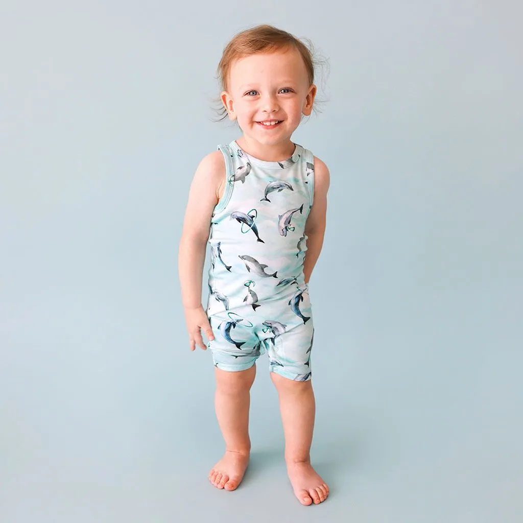 Skipper Racerback Short Length Romper