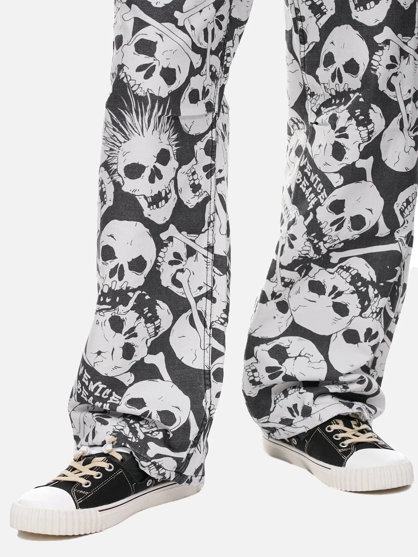 Skull Printed Pants