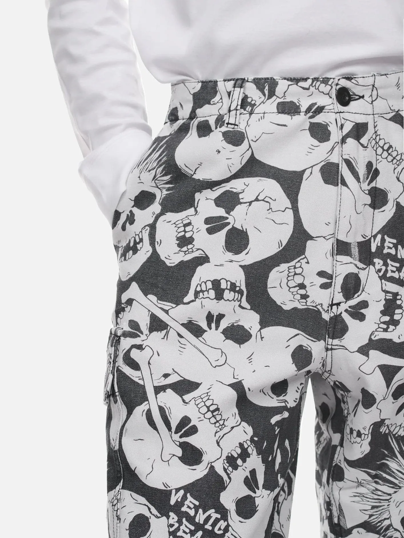Skull Printed Pants