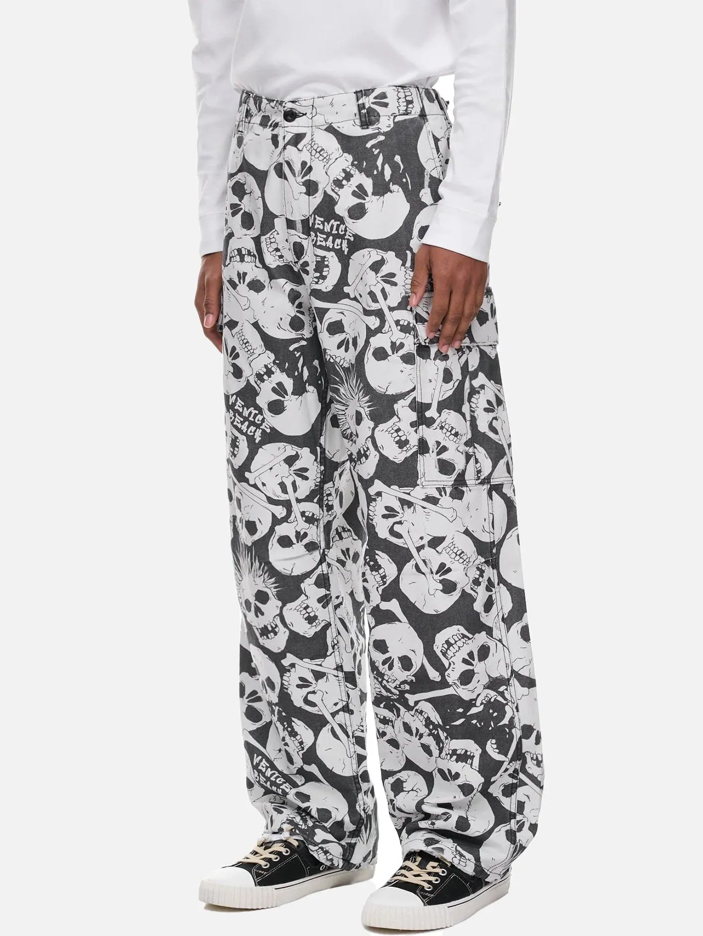 Skull Printed Pants