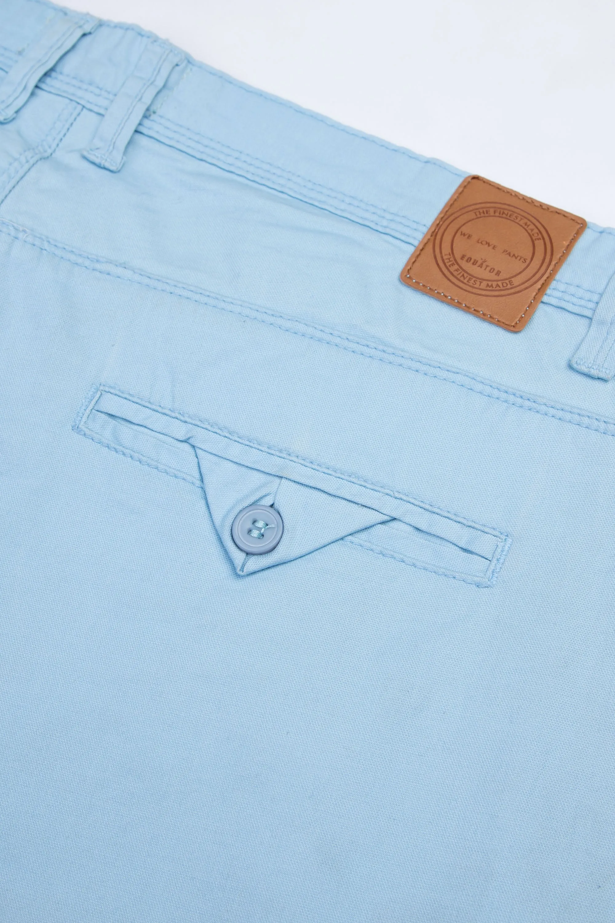 Sky Blue Cotton Pants