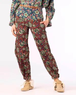 Slope Floral Patchwork Pant