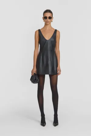 Smoke Show Leather Dress