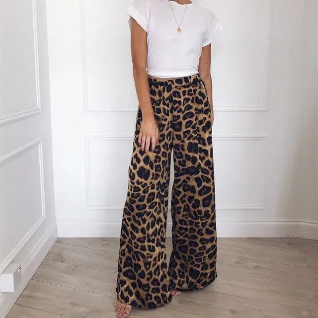 Snake Printed Pants