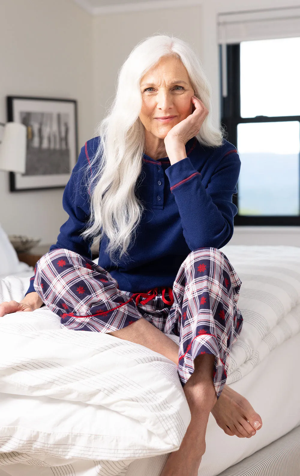 Snowfall Plaid Flannel Pajamas - Family Set