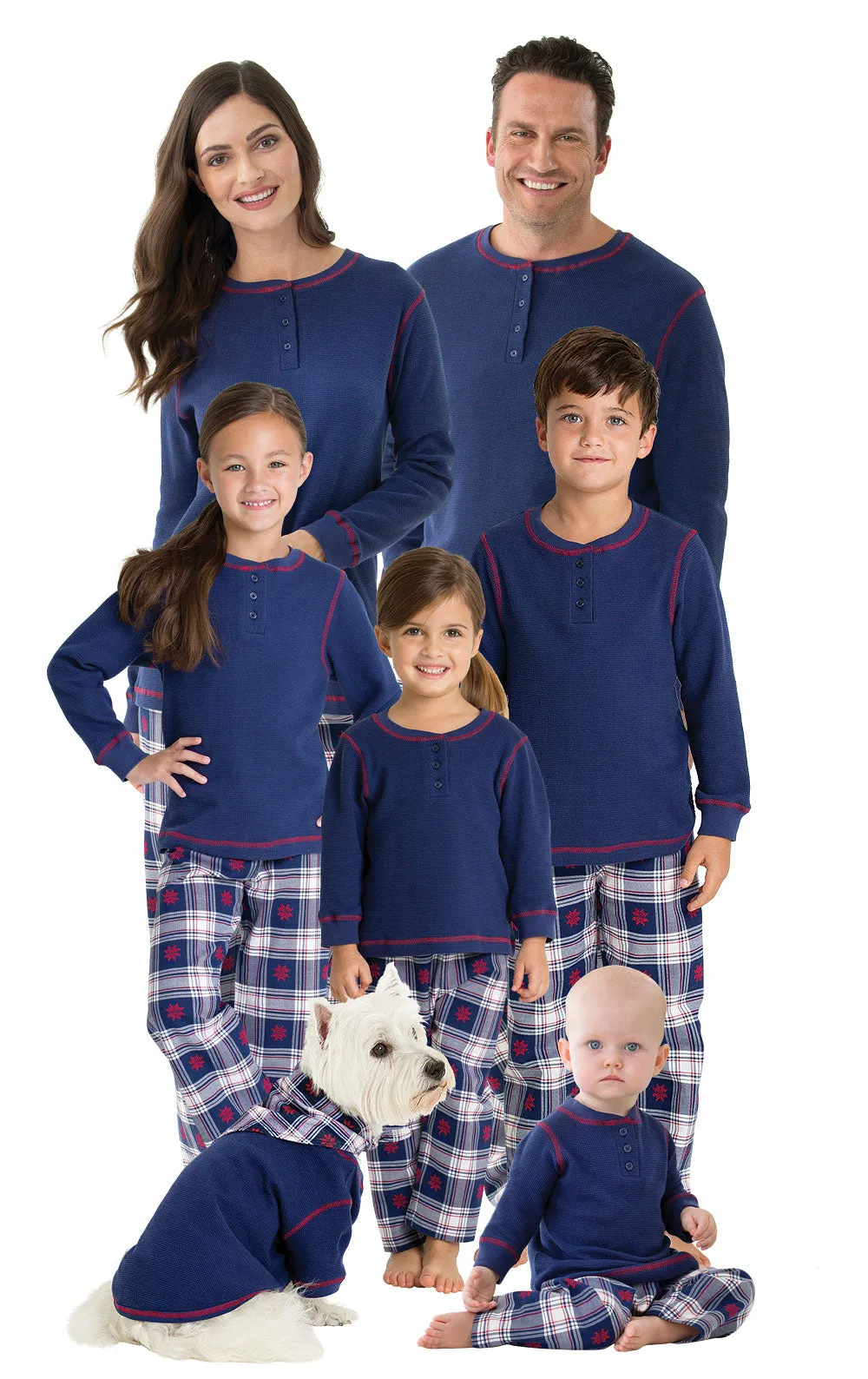Snowfall Plaid Flannel Pajamas - Family Set