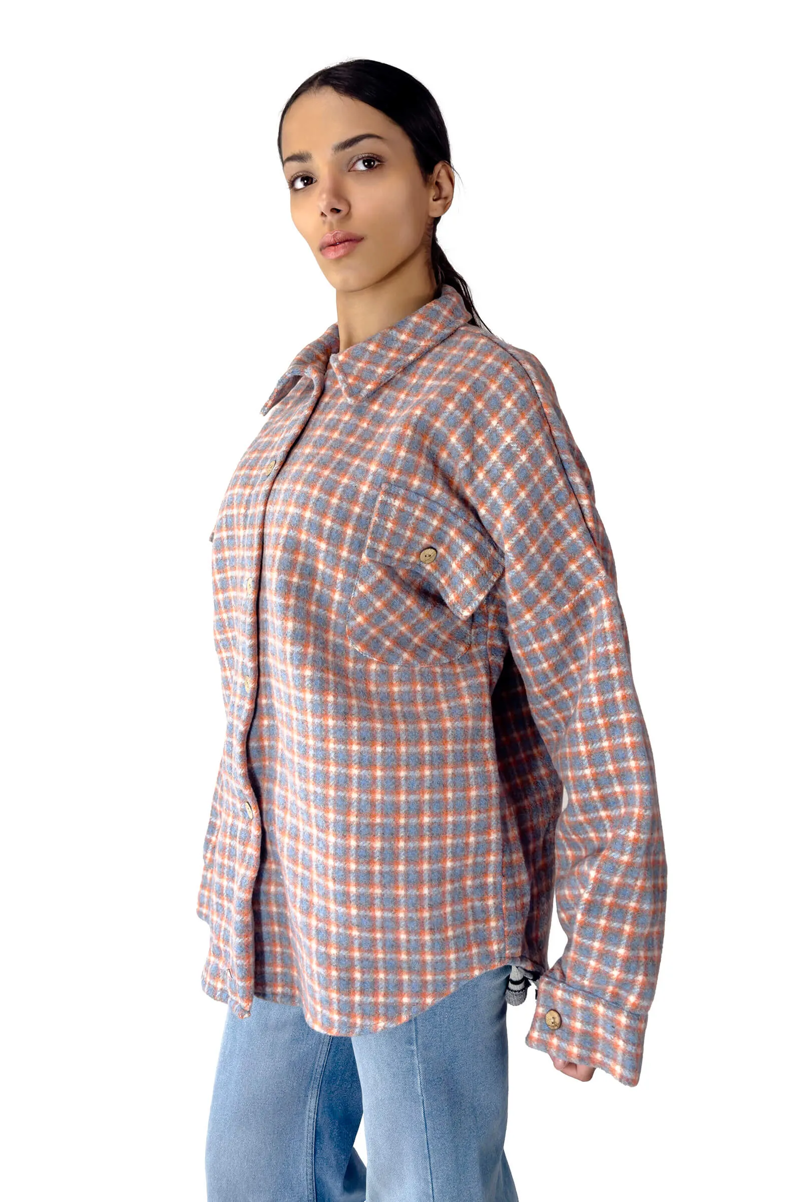 Softly Sophisticated Oversized Wool Shirt