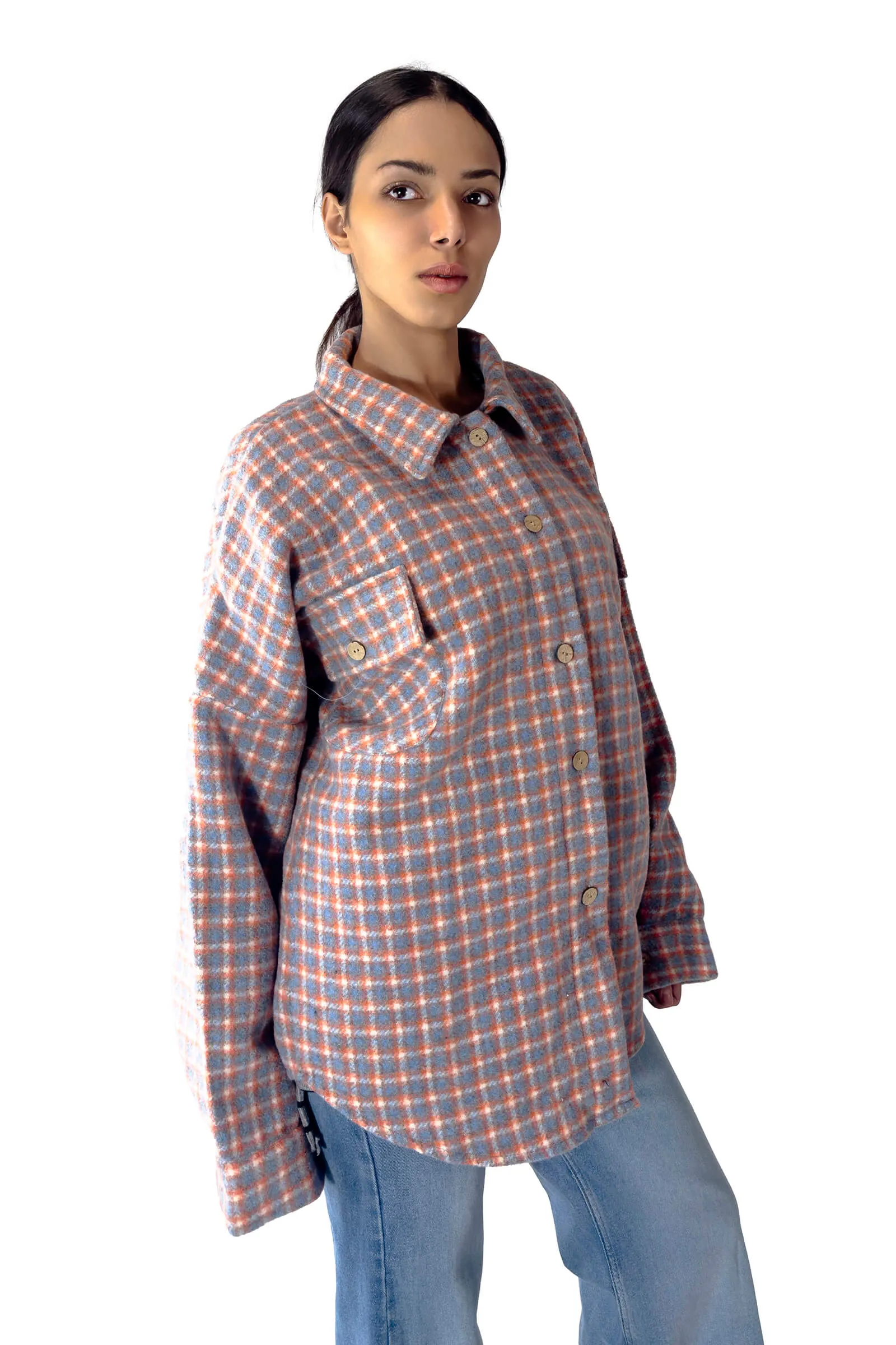 Softly Sophisticated Oversized Wool Shirt