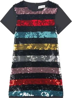 Sonia Rykiel Sequin Stripes Dress